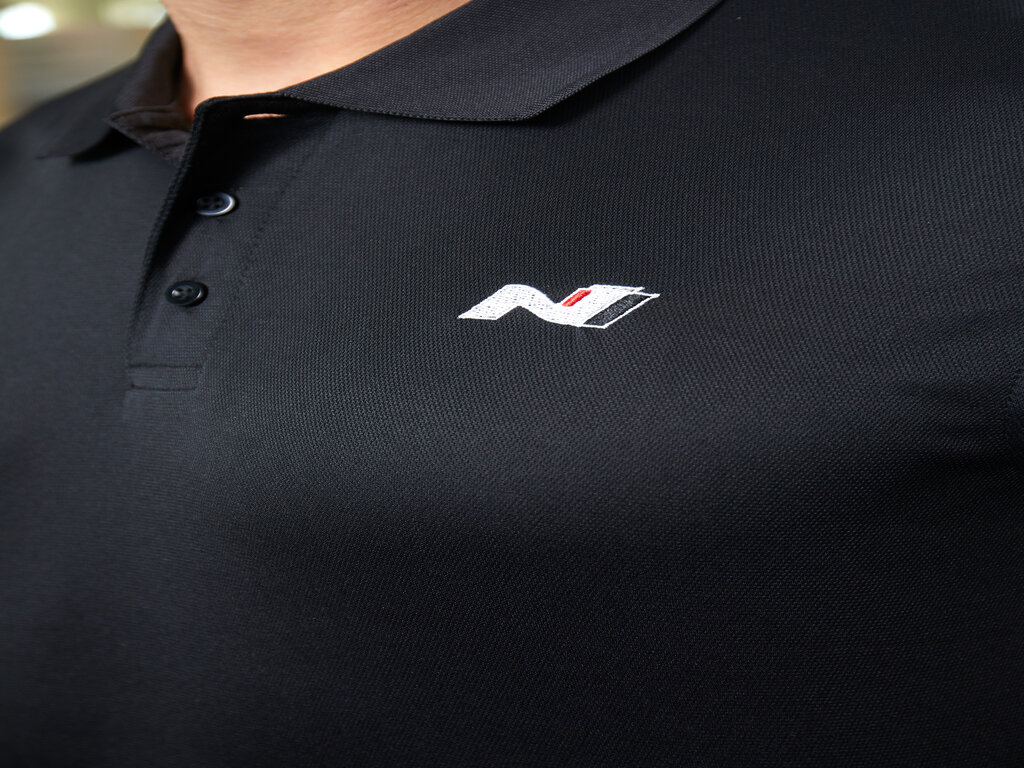 Polo negro N talla S